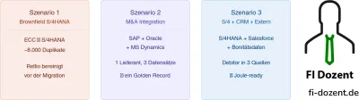 Three typical Reltio project scenarios